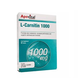 قرص ال کارنیتین اپوویتال   1000 میلی گرم بسته 30 عددی